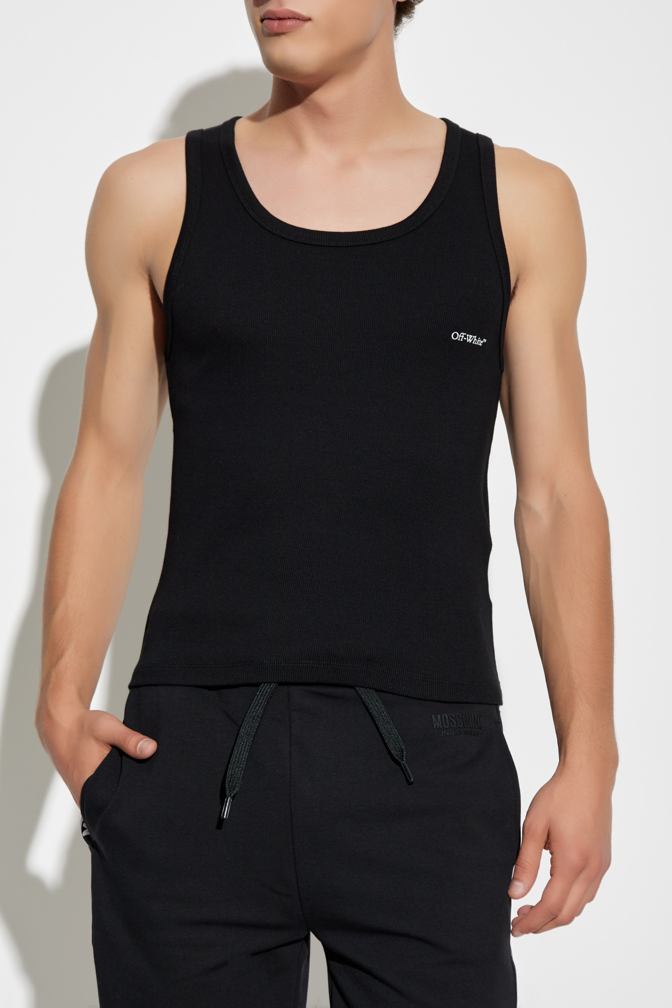 Black Sleeveless T-shirt Off-White - Vitkac Australia